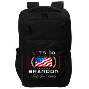 Lets Go Brandon F Joe Biden USA Flag LGBFJB LGB FJB Impact Tech Backpack