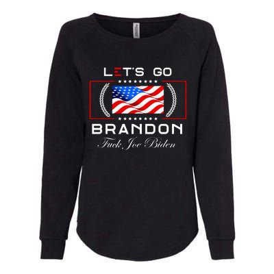 Lets Go Brandon F Joe Biden USA Flag LGBFJB LGB FJB Womens California Wash Sweatshirt