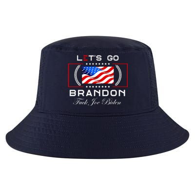 Lets Go Brandon F Joe Biden USA Flag LGBFJB LGB FJB Cool Comfort Performance Bucket Hat