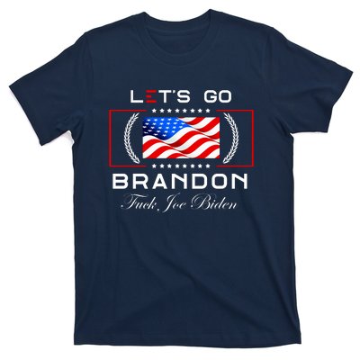 Lets Go Brandon F Joe Biden USA Flag LGBFJB LGB FJB T-Shirt