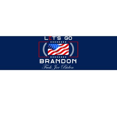 Lets Go Brandon F Joe Biden USA Flag LGBFJB LGB FJB Bumper Sticker