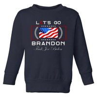 Lets Go Brandon F Joe Biden USA Flag LGBFJB LGB FJB Toddler Sweatshirt