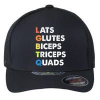 Lats Glutes Biceps Triceps Quads Funny Lgbtq Flexfit Unipanel Trucker Cap