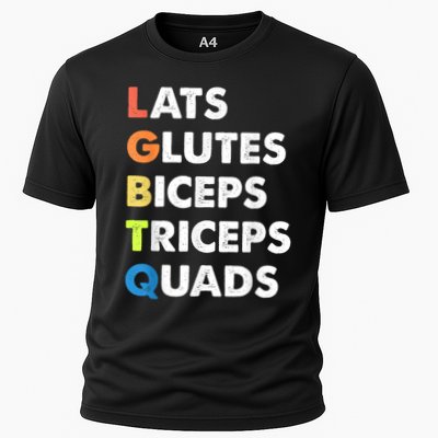 Lats Glutes Biceps Triceps Quads Funny Lgbtq Performance Shirt