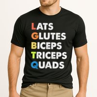 Lats Glutes Biceps Triceps Quads Funny Lgbtq Cooling Performance Crew T-Shirt
