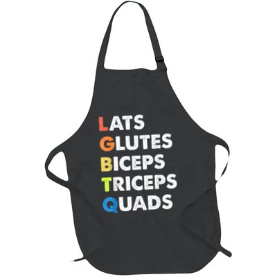 Lats Glutes Biceps Triceps Quads Funny Lgbtq Apron
