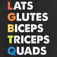 Lats Glutes Biceps Triceps Quads Funny Lgbtq Adult Drive Performance Visor