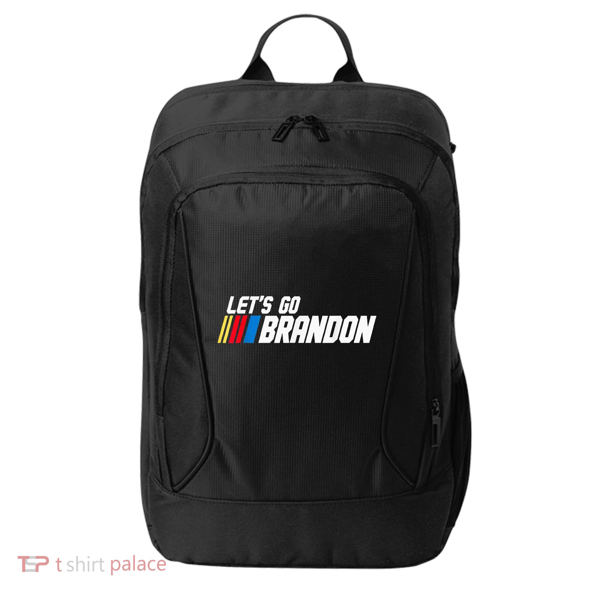 LetS Go Braden Brandon Us Flag Funny Trendy Sarcastic City Backpack