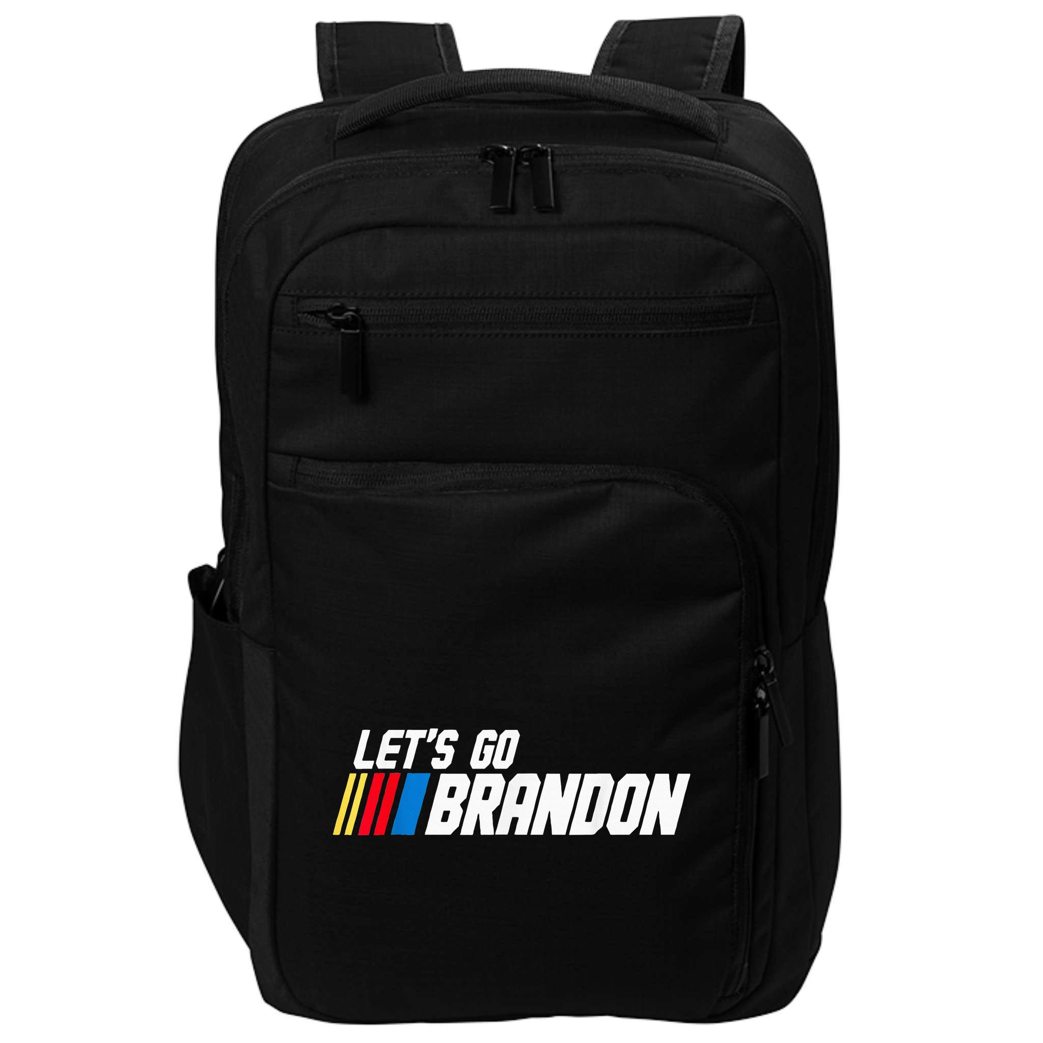 LetS Go Braden Brandon Us Flag Funny Trendy Sarcastic Impact Tech Backpack