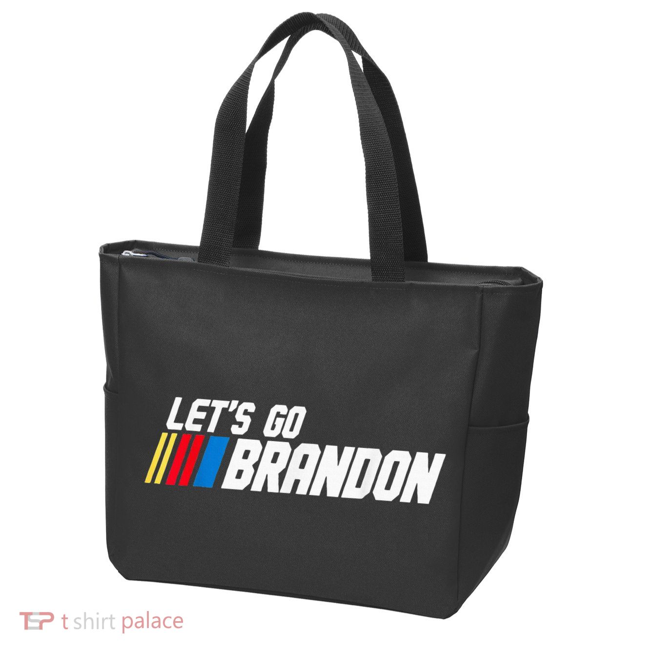 LetS Go Braden Brandon Us Flag Funny Trendy Sarcastic Zip Tote Bag