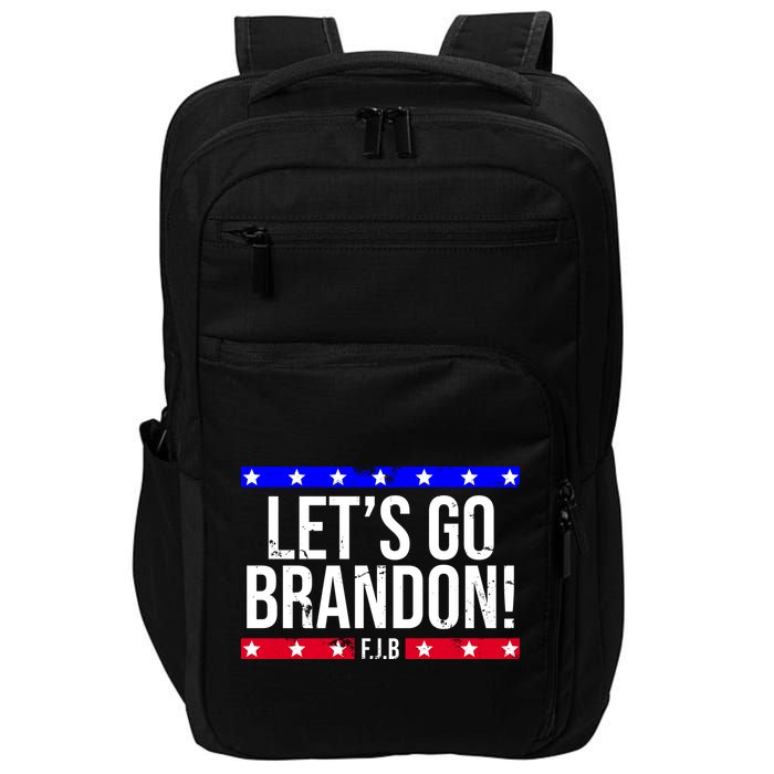 Let's Go Brandon! F.J.B F Biden FJB Impact Tech Backpack