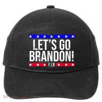 Let's Go Brandon! F.J.B F Biden FJB 7-Panel Snapback Hat
