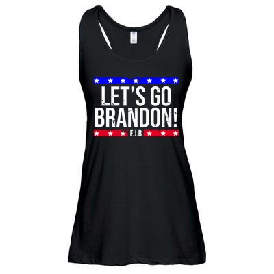 Let's Go Brandon! F.J.B F Biden FJB Ladies Essential Flowy Tank