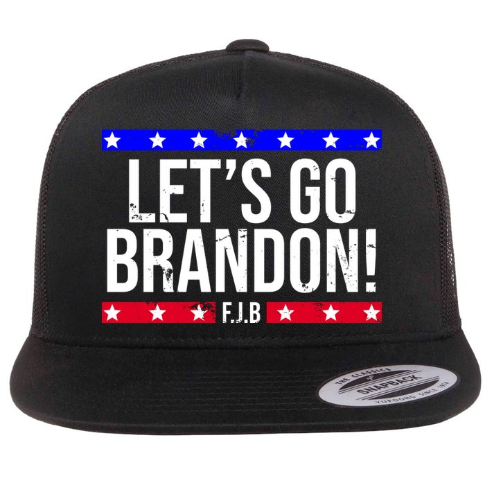 Let's Go Brandon! F.J.B F Biden FJB Flatbill Hat