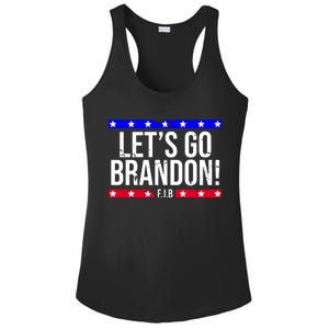 Let's Go Brandon! F.J.B F Biden FJB Ladies PosiCharge Competitor Racerback Tank