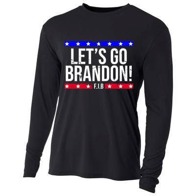 Let's Go Brandon! F.J.B F Biden FJB Cooling Performance Long Sleeve Crew