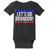Let's Go Brandon! F.J.B F Biden FJB Baby Bodysuit