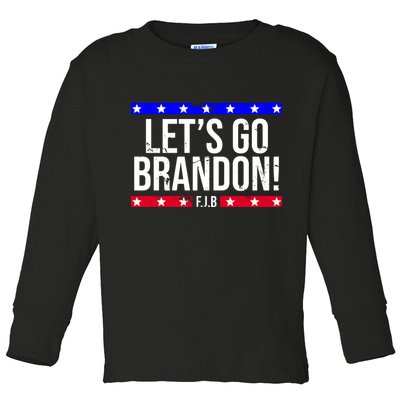 Let's Go Brandon! F.J.B F Biden FJB Toddler Long Sleeve Shirt