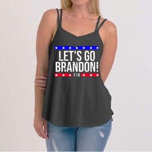 Let's Go Brandon! F.J.B F Biden FJB Women's Strappy Tank