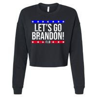 Let's Go Brandon! F.J.B F Biden FJB Cropped Pullover Crew