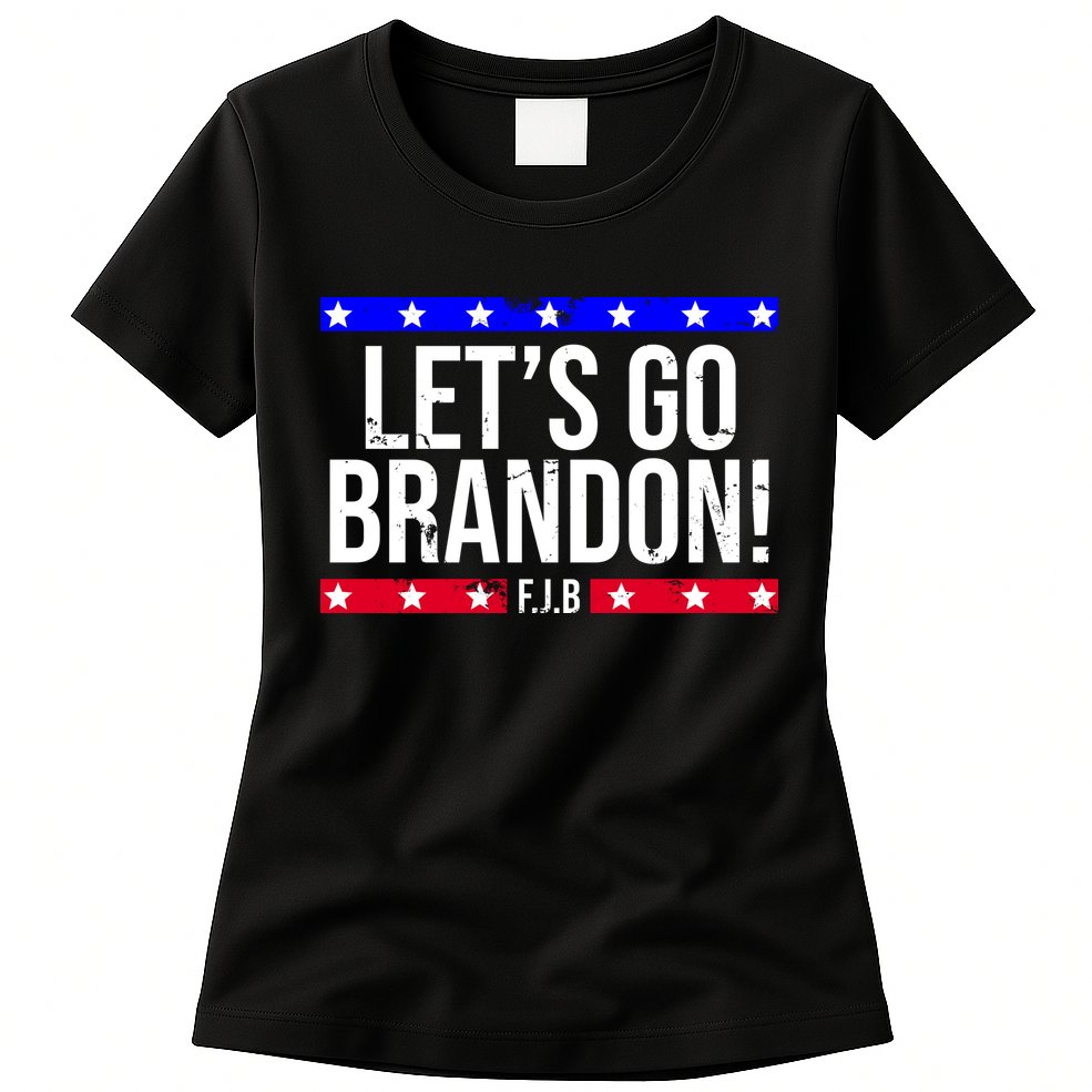 Let's Go Brandon! F.J.B F Biden FJB Womens T-Shirt