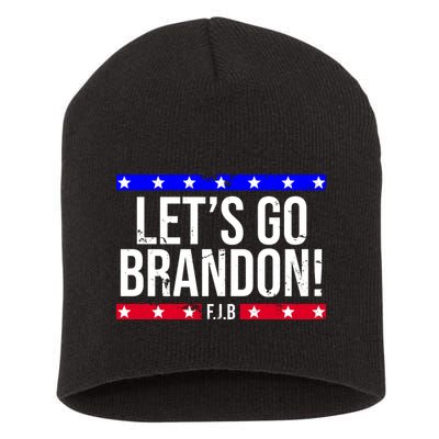 Let's Go Brandon! F.J.B F Biden FJB Short Acrylic Beanie