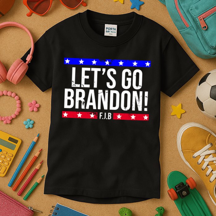 Let's Go Brandon! F.J.B F Biden FJB Kids T-Shirt