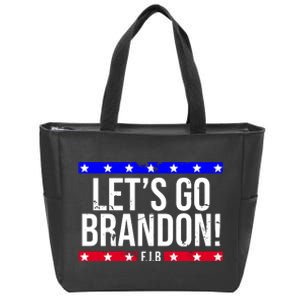 Let's Go Brandon! F.J.B F Biden FJB Zip Tote Bag