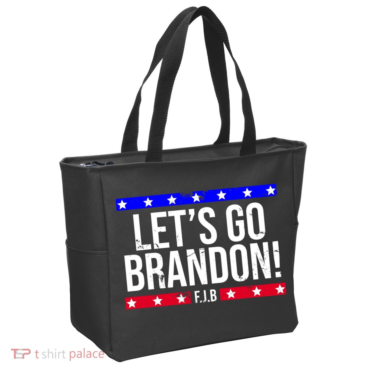 Let's Go Brandon! F.J.B F Biden FJB Zip Tote Bag