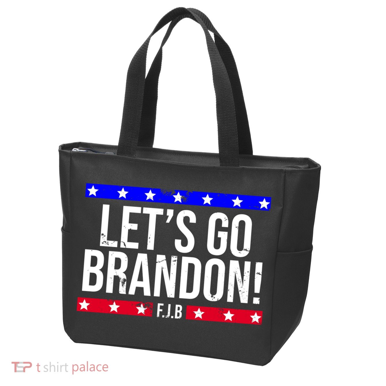 Let's Go Brandon! F.J.B F Biden FJB Zip Tote Bag