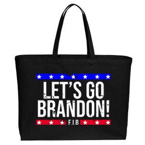 Let's Go Brandon! F.J.B F Biden FJB Cotton Canvas Jumbo Tote