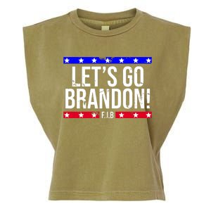 Let's Go Brandon! F.J.B F Biden FJB Garment-Dyed Women's Muscle Tee