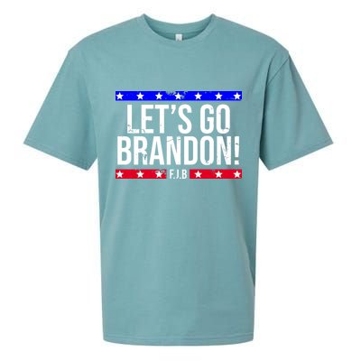 Let's Go Brandon! F.J.B F Biden FJB Sueded Cloud Jersey T-Shirt