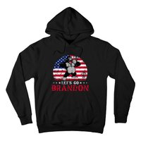 Let's Go Brandon Gorilla American Flag Hoodie