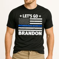 Let's Go Brandon Blue Thin Line Back The Blue FJB Chant Performance Shirt