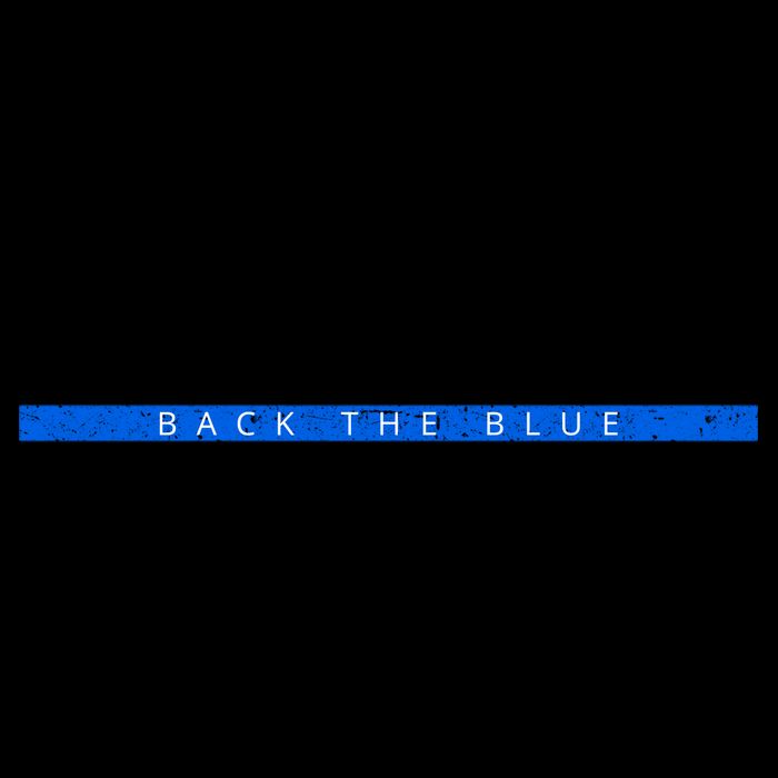 Let's Go Brandon Blue Thin Line Back The Blue FJB Chant 16oz Travel Tumbler