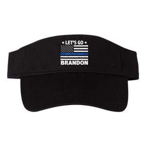 Let's Go Brandon Blue Thin Line Back The Blue FJB Chant Valucap Bio-Washed Visor