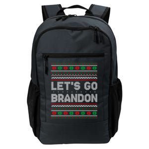 LetS Go Brandon Anti Biden Chant Trump 2024 Ugly Christmas Gift Daily Commute Backpack