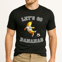 LetS Go Bananas Soccer Player With Funny Football Banana Performance Shirt
