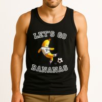 LetS Go Bananas Soccer Player With Funny Football Banana Tank Top