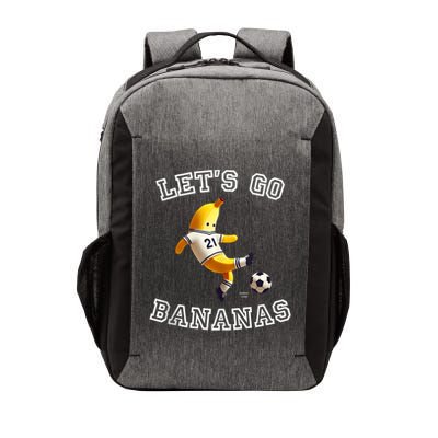 LetS Go Bananas Soccer Player With Funny Football Banana Vector Backpack