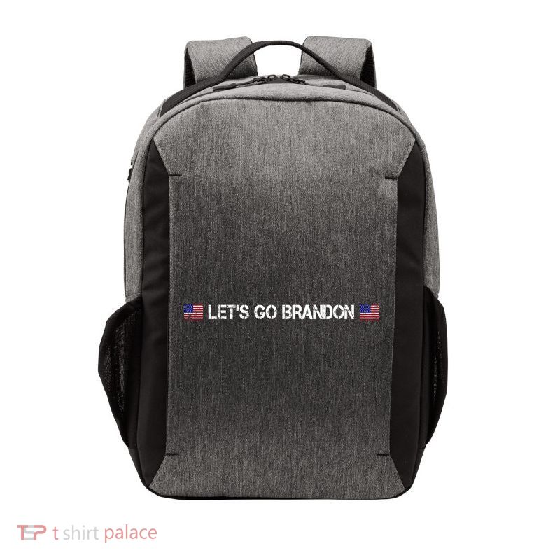 Let's Go Brandon Simple USA Flag Logo Vector Backpack