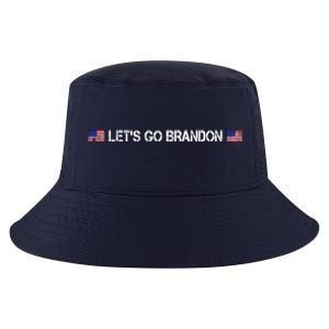 Let's Go Brandon Simple USA Flag Logo Cool Comfort Performance Bucket Hat