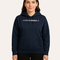 Let's Go Brandon Simple USA Flag Logo Hoodie