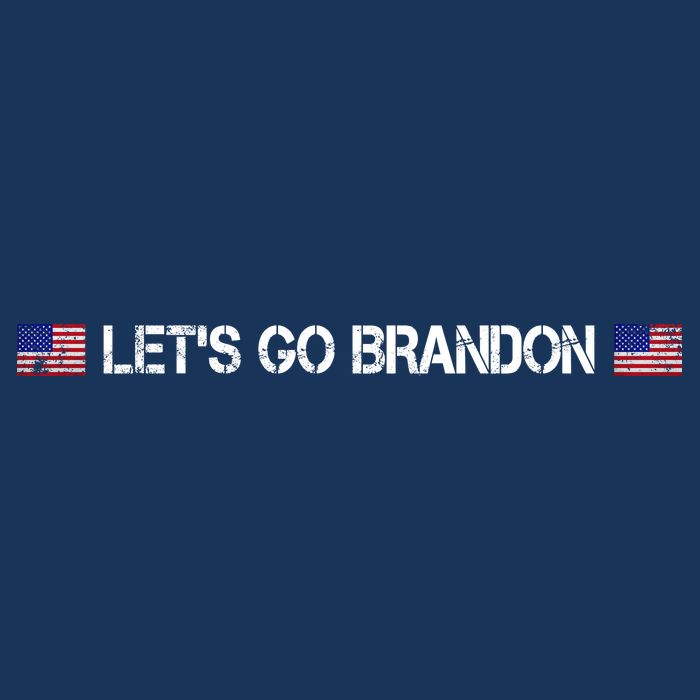 Let's Go Brandon Simple USA Flag Logo Premium T-Shirt
