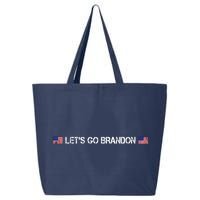 Let's Go Brandon Simple USA Flag Logo 25L Jumbo Tote