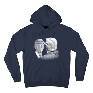 Let's Go Brandon Trump Writes On Biden's Forehead Hoodie