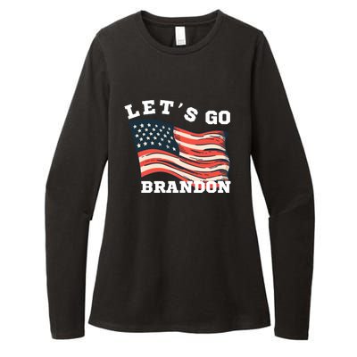 LetS Go Brandon Womens CVC Long Sleeve Shirt