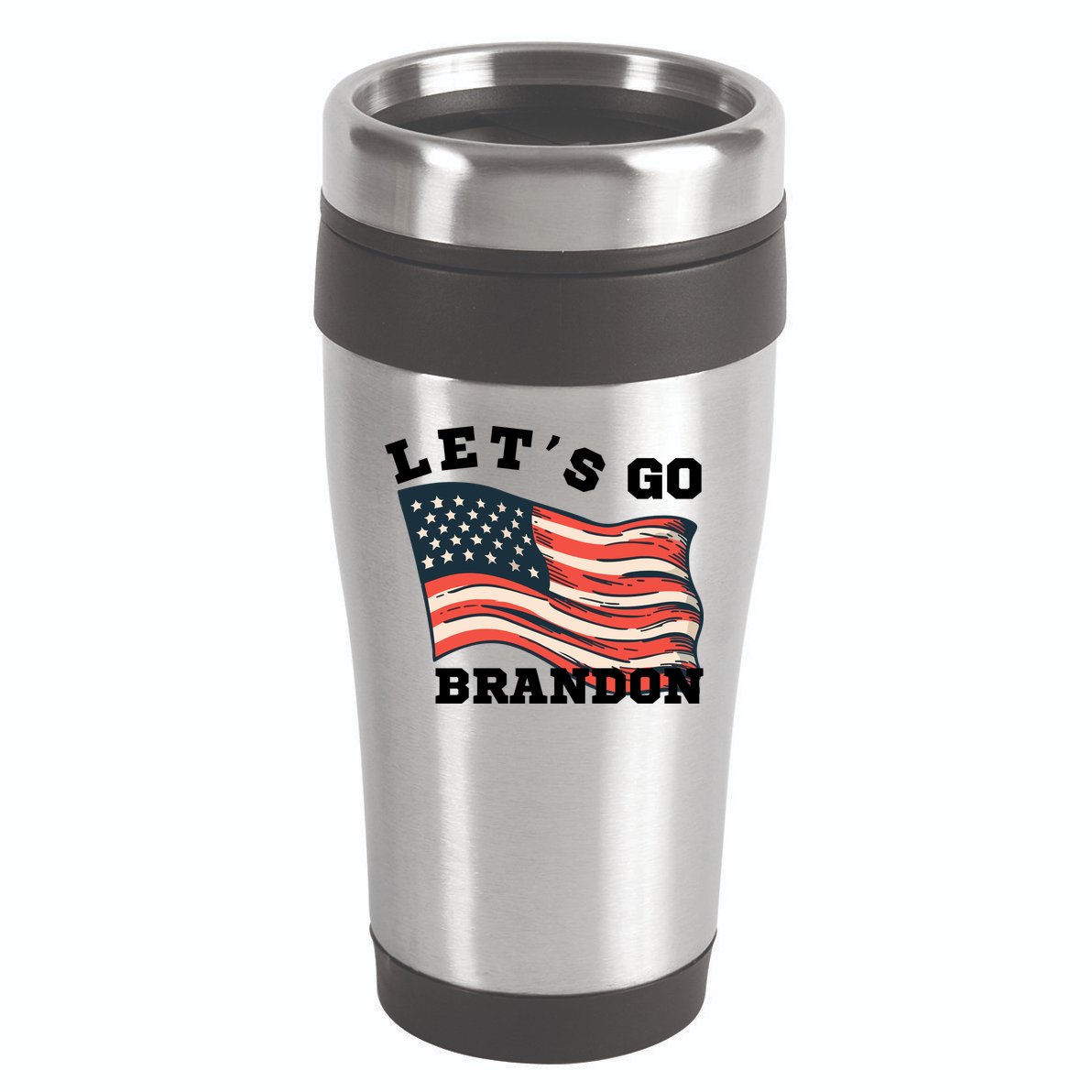 LetS Go Brandon 16oz Travel Tumbler