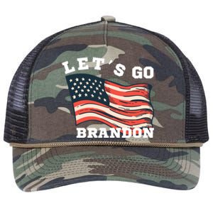 LetS Go Brandon Retro Rope Trucker Hat Cap